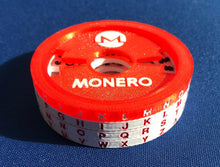 Load image into Gallery viewer, SphinxGadget Password Manager - Monero White on Red Inverse Edition